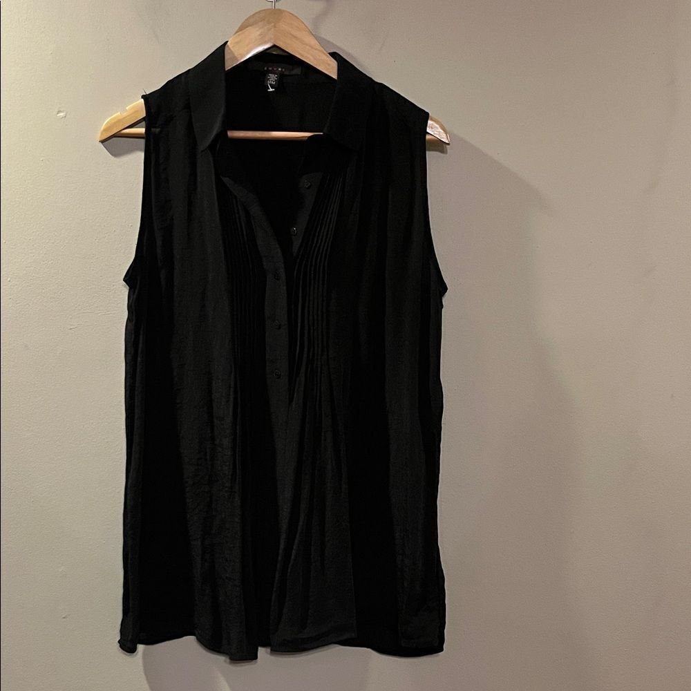 Fever Black Sleeveless Blouse